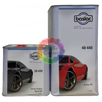 Лак BASLAC 40-440 КОМПЛЕКТ, 5л + затв. 50-420, 2.5л 