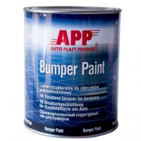 Структурная краска для бамперов APP BUMPER PAINT - 1 л (Серая)