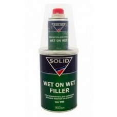 Грунт - наповнювач "мокрий по мокрому" SOLID WET-ON-WET 6+1, 0,9 л + 0,15 л (св. сірий)