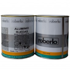 Алкідна автоемаль для дисків із металевим алюмінієвим блиском Roberlo Aluminio ruedas 1 л